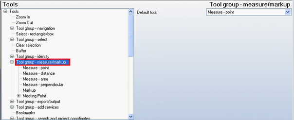 Tool group measure/markup - WebOffice category