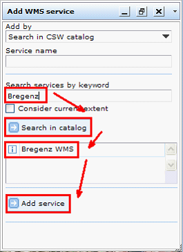 How to add a WMS service