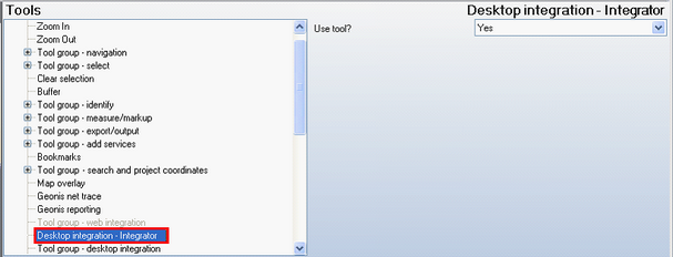 Desktop integration - Integrator tool - WebOffice category