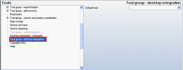 Tool group desktop integration - WebOffice category