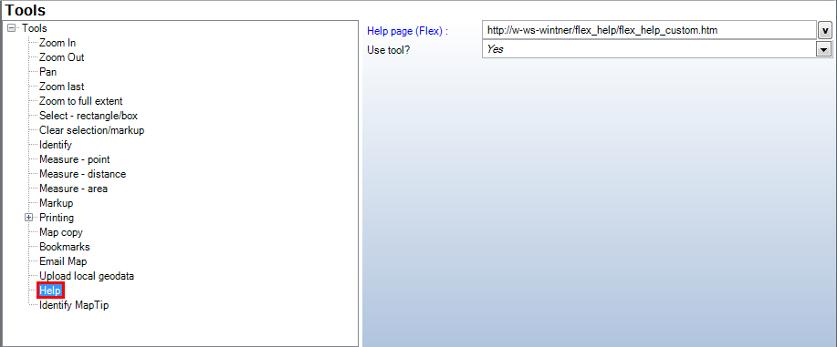 Help tool - WebOffice category