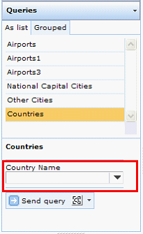 Value list in WebOffice 10 R3 client