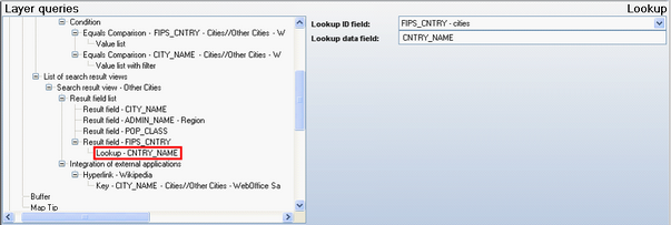 Lookup configuration for Result field