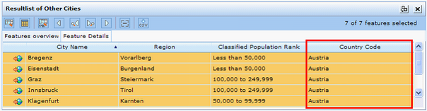 Lookup in Search result - Country name (CNTRY_NAME) is displayed instead of county code (FIPS_CNTRY) in WebOffice 10 R3 client