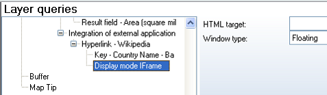 Display mode IFrame configuration