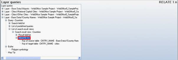 RELATE (1 : n) configuration