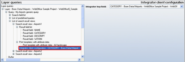 Integrator client configuration