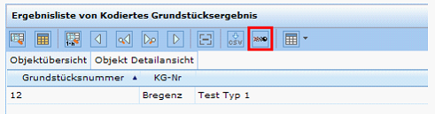 SynerGIS Integrator button in Search result toolbar