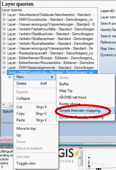 Simple thematic mapping configuration Simple thematic mapping configuration