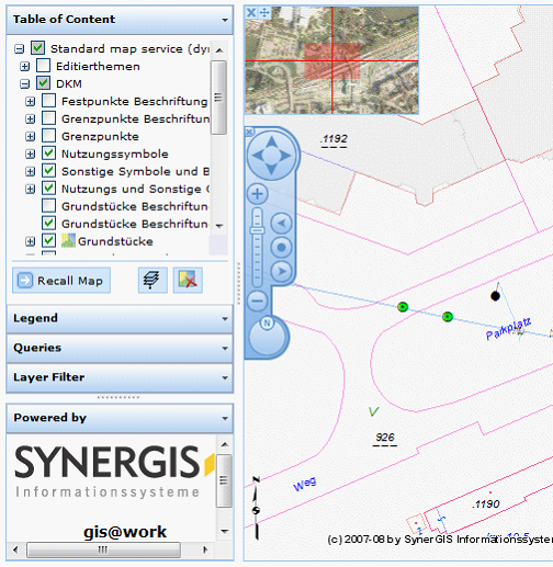 Changed parcel style: pink outlines