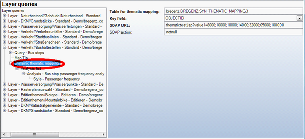 Dynamic thematic mapping configuration