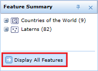 'Display All Features' button below 'Feature Summary' in WebOffice 10 R3 client