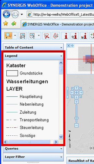 Static Legend display in WebOffice 10 R3 client