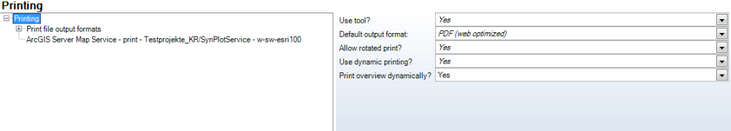Printing configuration