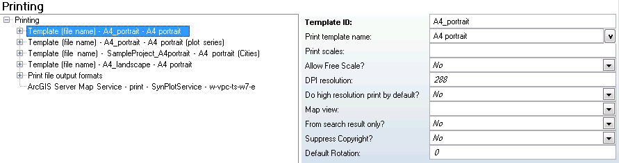Print format configuration