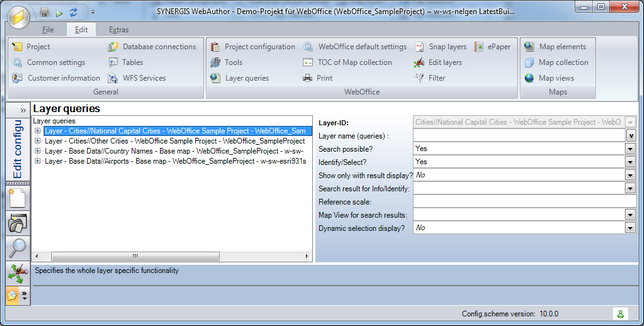 WebOffice author with maximized Ribbon