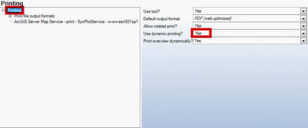 Enable dynamic printing