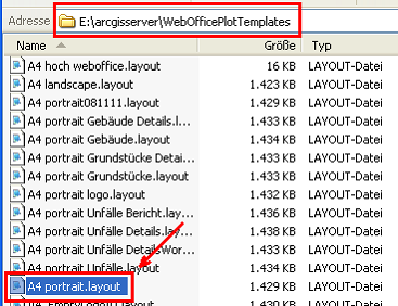 Layout file ‘A4 portrait.layout’