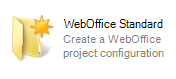 Wizard icon for creating a WebOffice 10 R3 Project