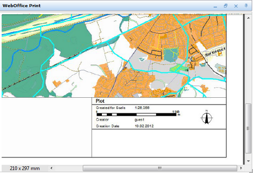 Print title value ‘Plot’ in final print output document