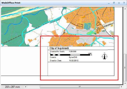 Print titel value with project name