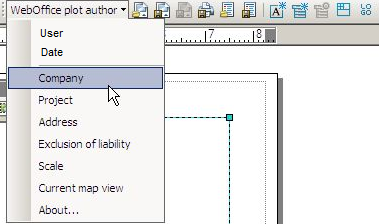 Insert User text button in WebOffice plot author toolbar Insert User text button in WebOffice plot author toolbar