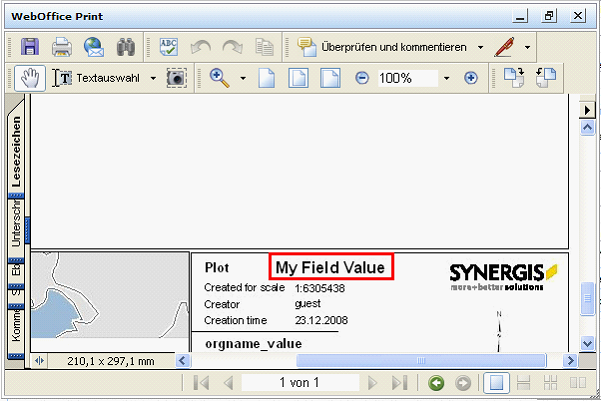 Print output file with Custom function field my_custom_fieldvalue Print output file with Custom function field my_custom_fieldvalue