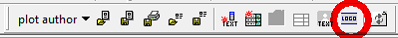 'Insert logo' function in WebOffice plotten author toolbar