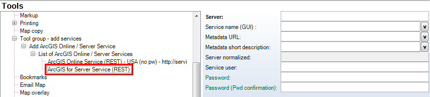 ArcGIS for Server Service (REST) - WebOffice category ArcGIS for Server Service (REST) - WebOffice category