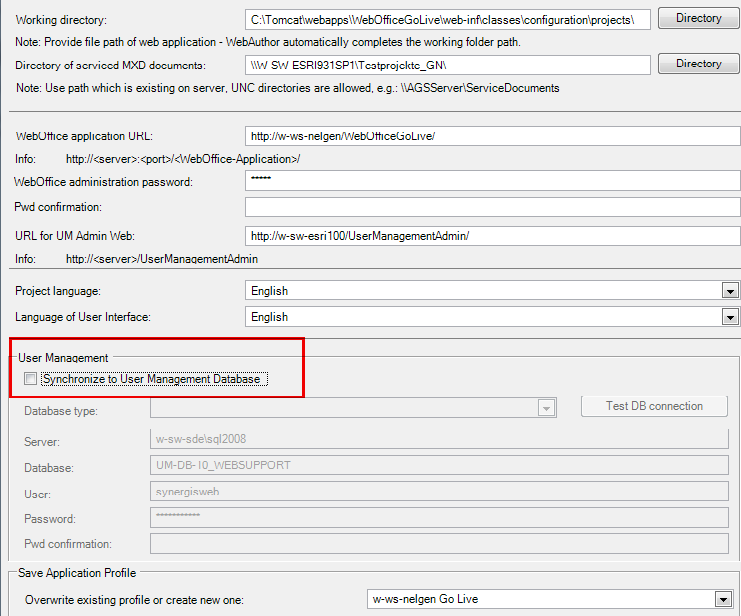 Datenbank Synchronisierung ausschalten Datenbank Synchronisierung ausschalten