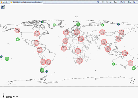 Cluster display in WebOffice flex client