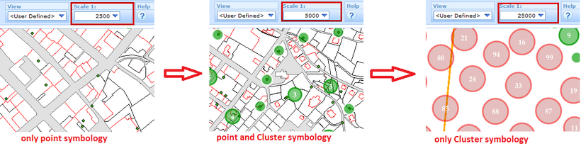 Point and Cluster display in WebOffice 10 R3 html client