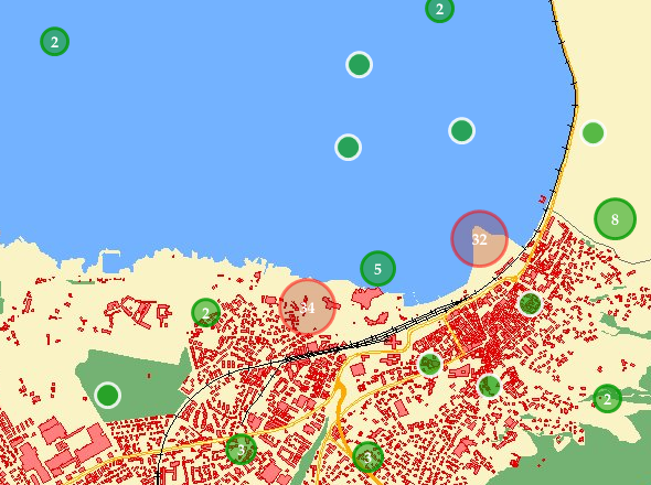 Clustering point feature display in WebOffice 10 R3 html client 