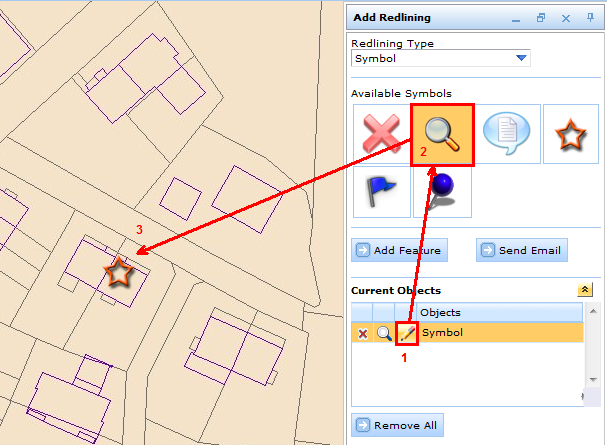 Edit an object in the Meeting Point tool form - WebOffice html client