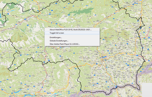 Full screen mode in WebOffice flex client