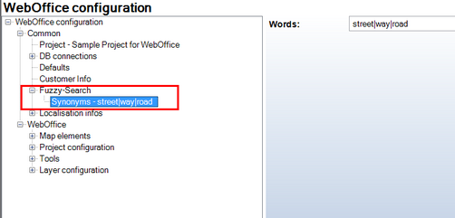 fuzzy-search - WebOffice configuration