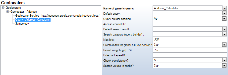Defining a query configuration Defining a query configuration