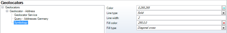 Geolocator Selective Display Configuration