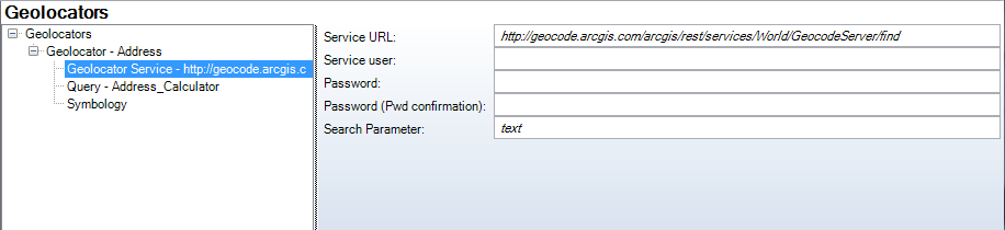 Geolocator Service Configuration