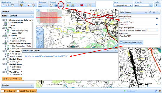 Data export tool in WebOffice 10 R3 client
