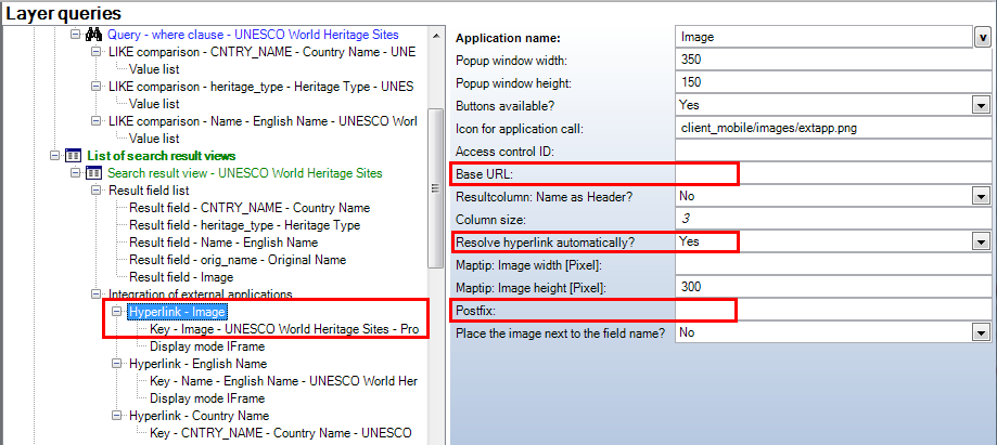 WebOffice configuration - Hyperlink