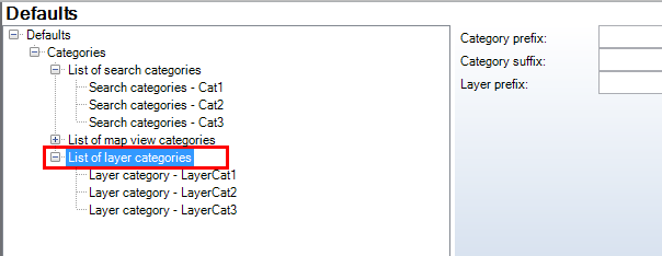 List of layer categories - General category