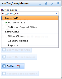 Buffer with layer categories in WebOffice html client