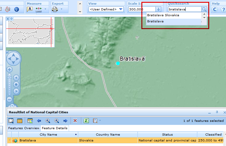 full-text search - client