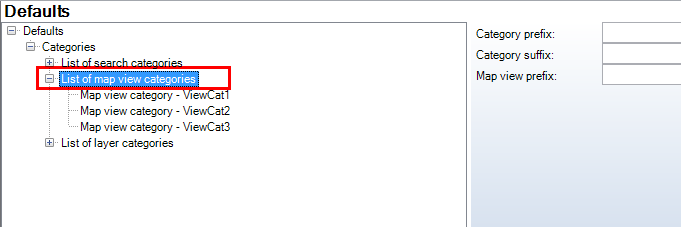 List of map view categories - General category List of map view categories - General category