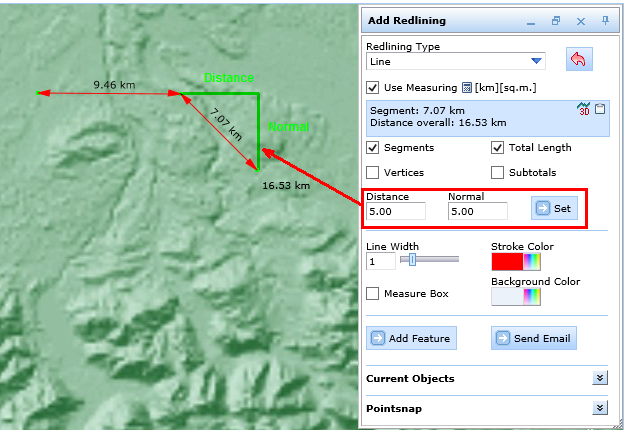 Use orthogonal measuring Use orthogonal measuring