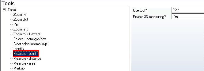 Measure point tool - WebOffice category
