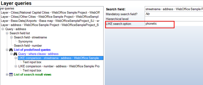LIKE search option 'phonetic'