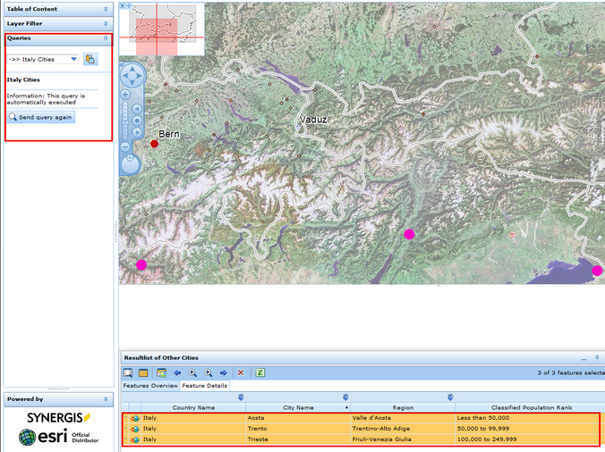 WebOffice 10 R3 client One-click-query result