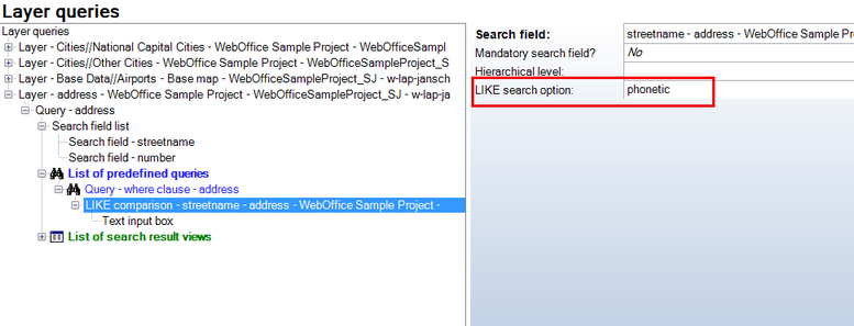 Phonetic search configuration - LIKE